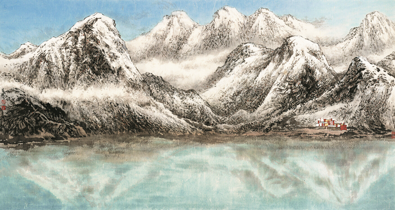 黄戈-水静犹明 97cm×182cm 2015年.jpg